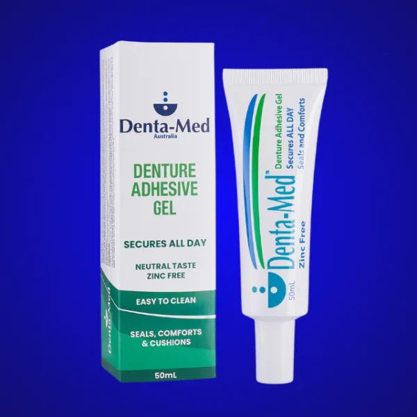 DAG-blue Prosthetic range - Denta-Med Denture Adhesive Gel (GLUE FREE)