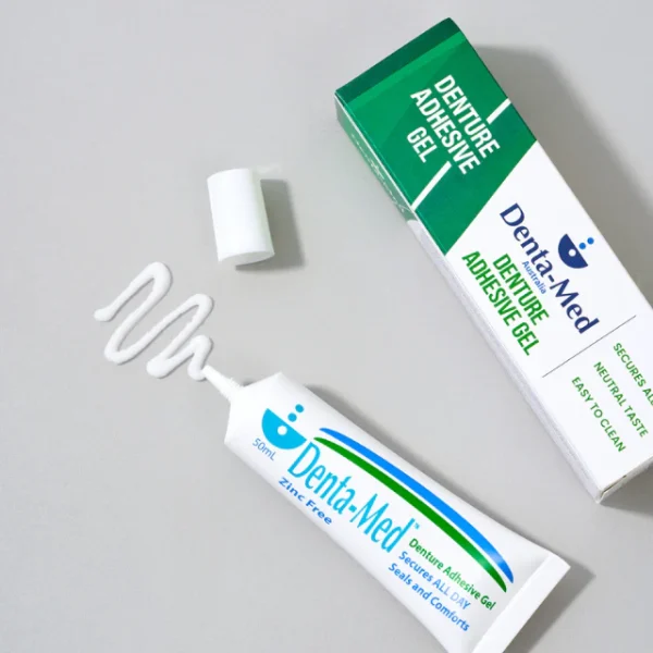 DAG-open-original Prosthetic range - Denta-Med Denture Adhesive Gel (GLUE FREE)